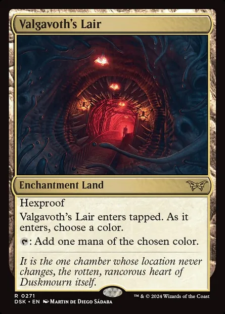 Valgavoth's Lair, Magic card DSK 271 — Duskmourn: House of Horror set