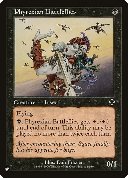 Phyrexian Battleflies, Magic card PLST INV-114 — The List set