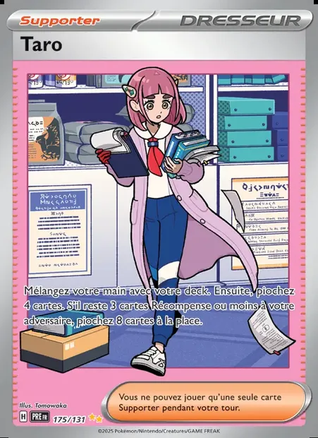 Taro, carte Pokémon PRE 175 — extension Évolutions Prismatiques