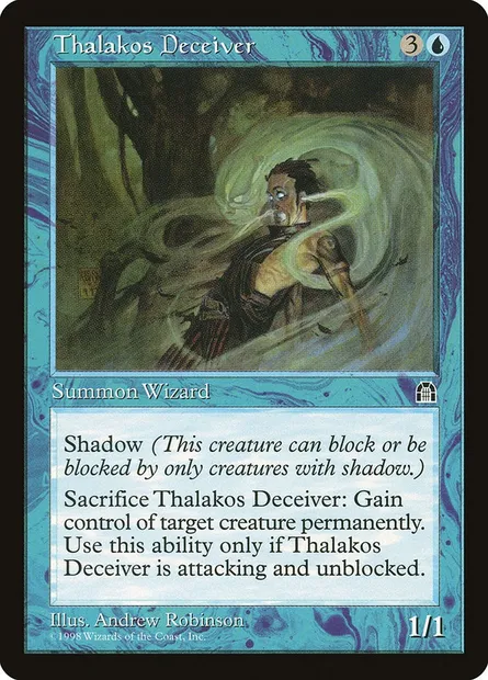 Thalakos déloyal, carte Magic STH 45 — extension Forteresse
