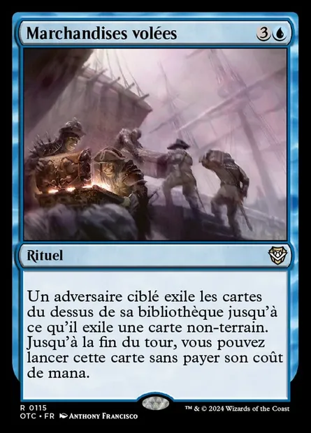 Marchandises volées, carte Magic OTC 115 — extension Outlaws of Thunder Junction Commander