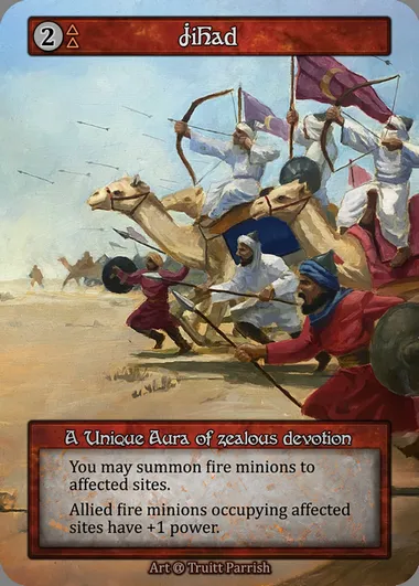 Jihad, carte Sorcery ALP 280 — extension Alpha