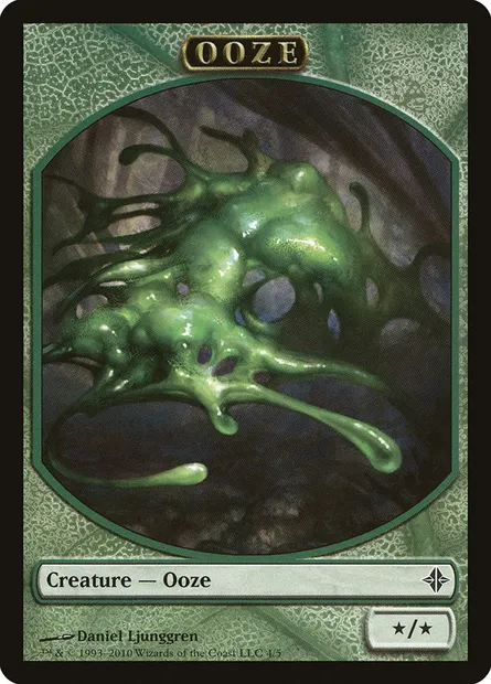 Ooze, carte Magic TROE 4 — extension Rise of the Eldrazi Tokens