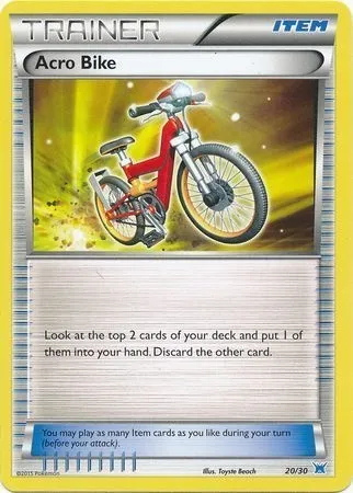 Acro Bike, Pokémon card TK8O 020 — XY Trainer Kit: Latios set