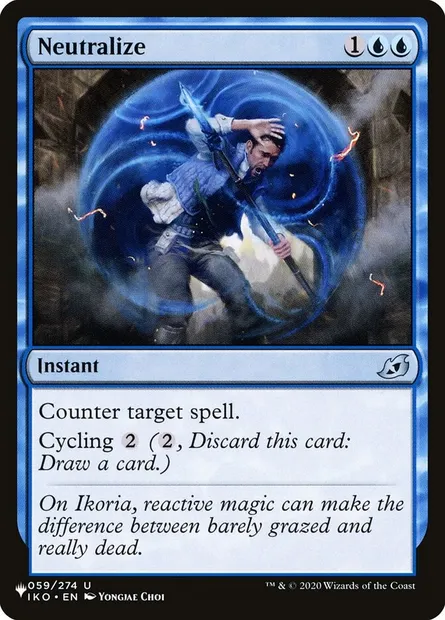 Neutralize, Magic card PLST IKO-59 — The List set