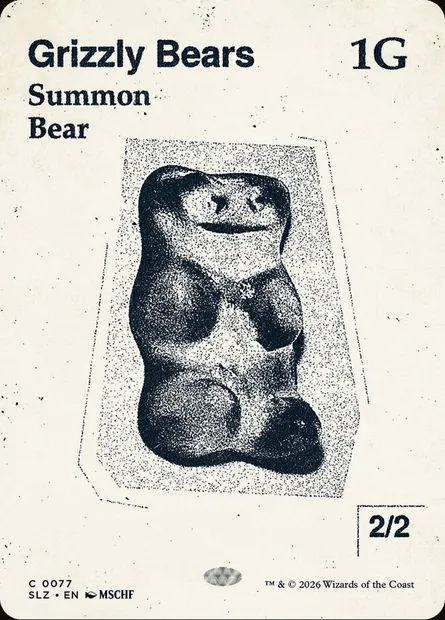 Grizzly Bears, Magic card SLZ 77 — The Zeta Set set