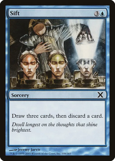 Sift, Magic card 10E 108 — Tenth Edition set