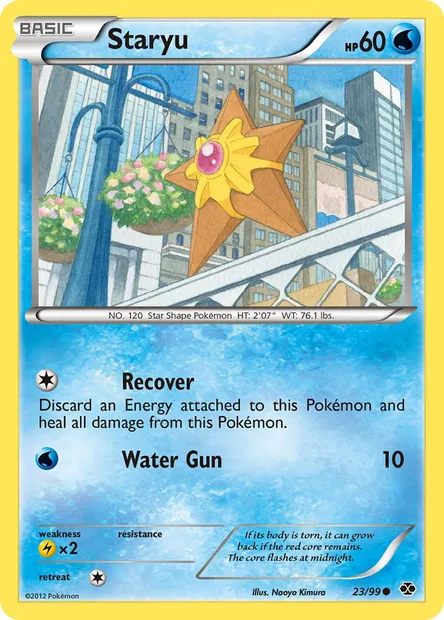 Staryu, Pokémon card NXD 23 — Next Destinies set