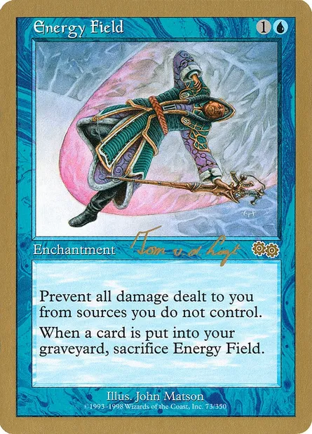 Energy Field, Magic card WC00 tvdl73 — World Championship Decks 2000 set