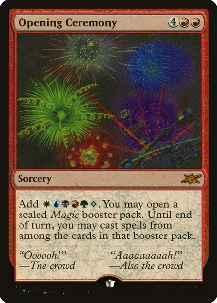 Opening Ceremony, Magic card UNF 404 — Unfinity set