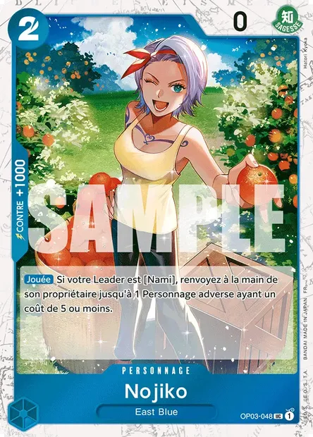 Nojiko, carte One Piece OP03-048 — extension PILLARS OF STRENGTH