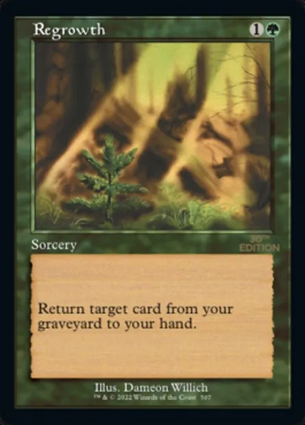 Réapparition, carte Magic 30A 507 — extension 30th Anniversary Edition
