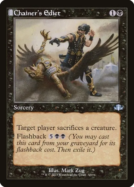 Chainer's Edict, Magic card DMR 300 — Dominaria Remastered set
