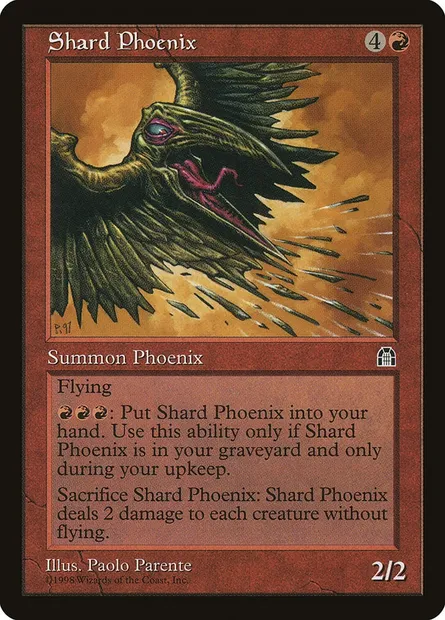 Shard Phoenix, Magic card STH 97 — Stronghold set
