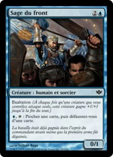 Sage du front, carte Magic CON 28 — extension Conflux