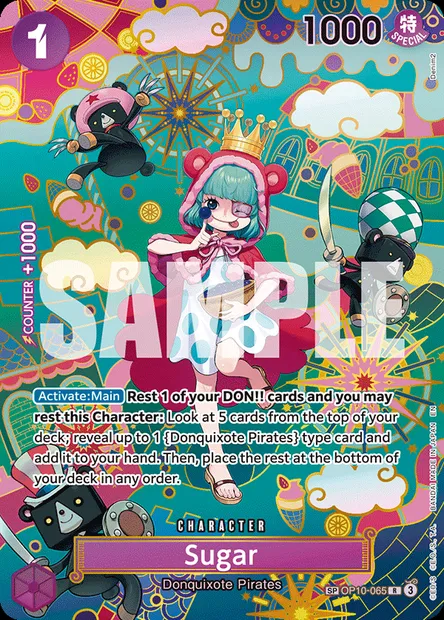 Sugar, One Piece card OP10-065 — ROYAL BLOOD set