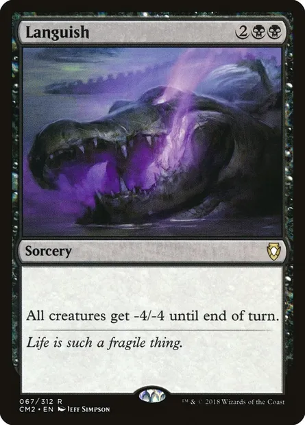 Croupissement, carte Magic CM2 67 — extension Commander Anthology Volume II