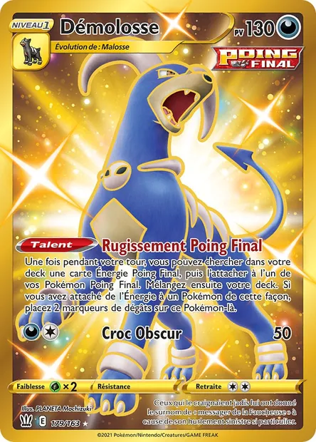 Démolosse, carte Pokémon BST 179 — extension Styles de combat