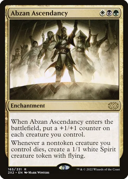 Abzan Ascendancy, Magic card 2X2 165 — Double Masters 2022 set