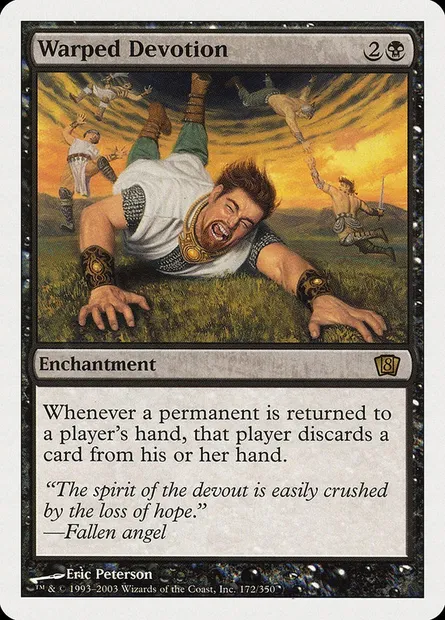 Dévotion dévoyée, carte Magic 8ED 172 — extension Huitième Edition