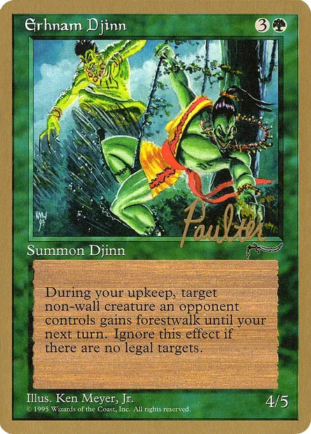 Erhnam Djinn, Magic card PTC pp64 — Pro Tour Collector Set set