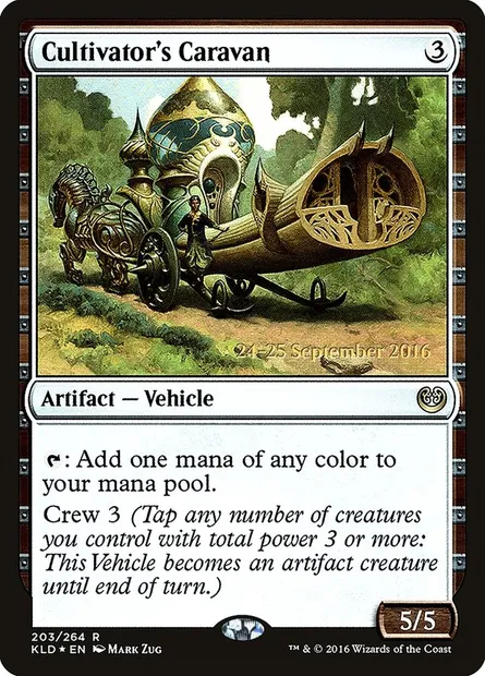 Cultivator's Caravan, Magic card PKLD 203s — Kaladesh Promos set