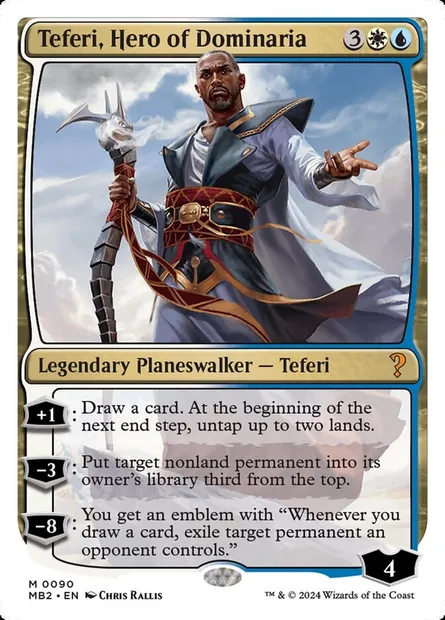 Téfeiri, héros de Dominaria, carte Magic MB2 90 — extension Mystery Booster 2