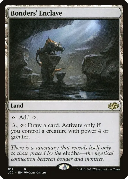 Bonders' Enclave, Magic card J22 811 — Jumpstart 2022 set