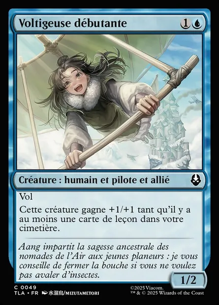 Voltigeuse débutante, carte Magic TLA 49 — extension Avatar: The Last Airbender