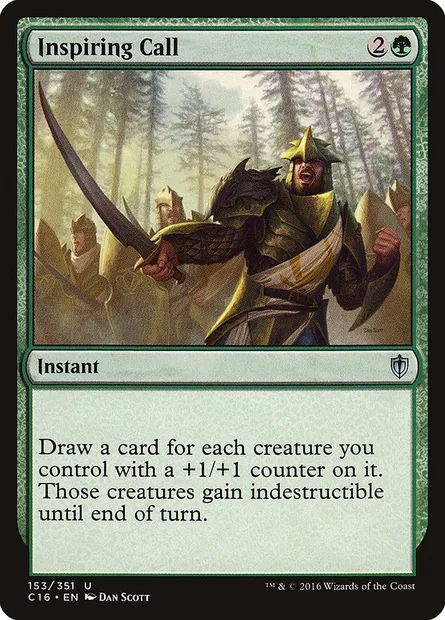 Inspiring Call, Magic card C16 153 — Commander 2016 set