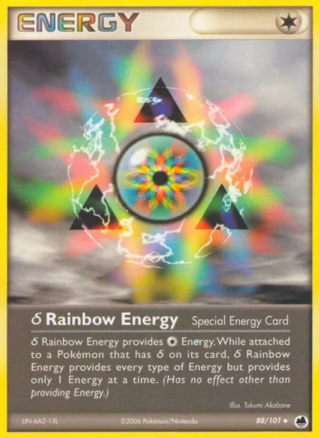 δ Rainbow Energy, Pokémon card DF 88 — Dragon Frontiers set