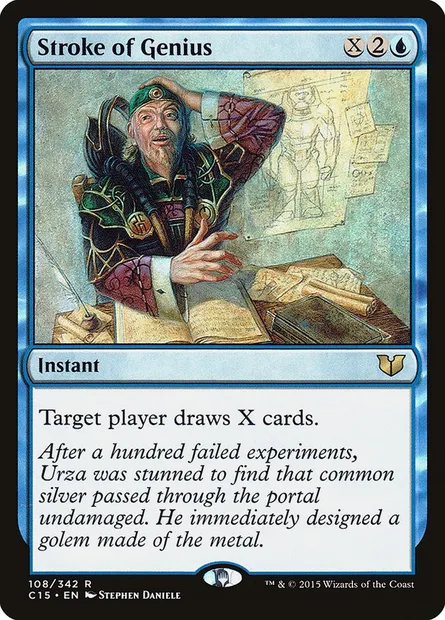 Stroke of Genius, Magic card C15 108 — Commander 2015 set