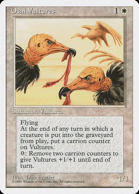 Osai Vultures, Magic card 4ED 38 — Fourth Edition set