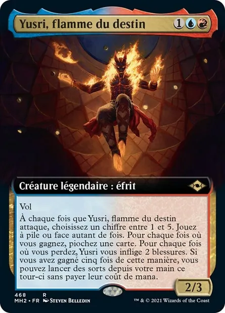Yusri, flamme du destin, carte Magic MH2 468 — extension Horizons du Modern 2