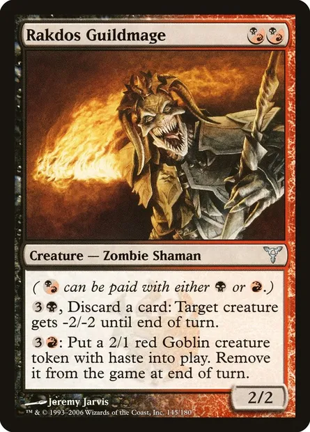 Rakdos Guildmage, Magic card DIS 145 — Dissension set