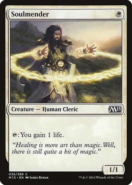 Soulmender, Magic card M15 35 — Magic 2015 set