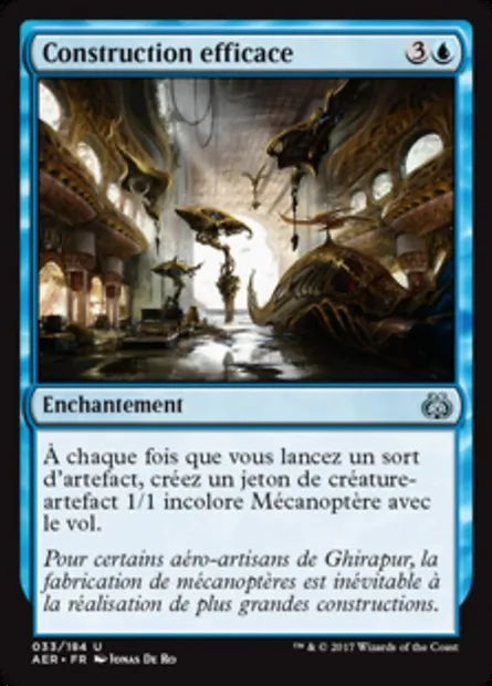 Construction efficace, carte Magic AER 33 — extension La révolte éthérique