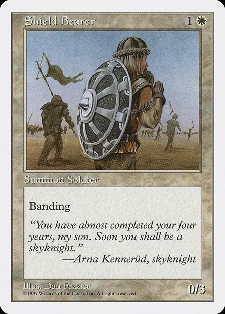 Shield Bearer, Magic card 5ED 62 — Fifth Edition set