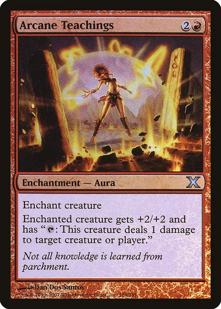 Arcane Teachings, Magic card 10E 188★ — Tenth Edition set
