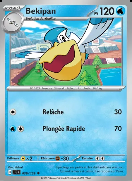 Bekipan, carte Pokémon JTG 039 — extension Aventures Ensemble