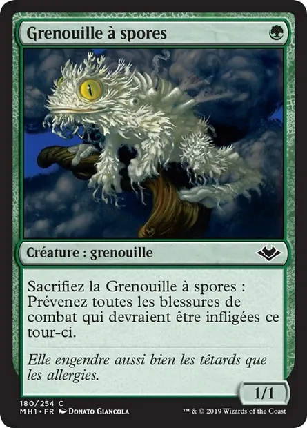 Grenouille à spores, carte Magic MH1 180 — extension Horizons du Modern