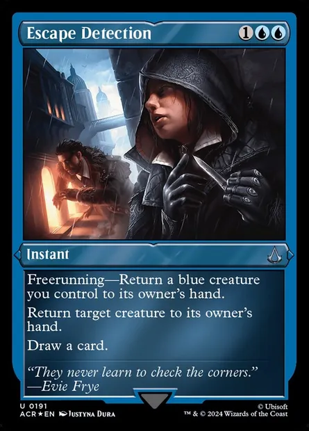 Escape Detection, Magic card ACR 191 — Assassin's Creed set