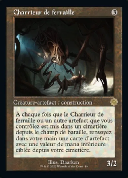 Charrieur de ferraille, carte Magic BRR 49 — extension The Brothers' War Retro Artifacts