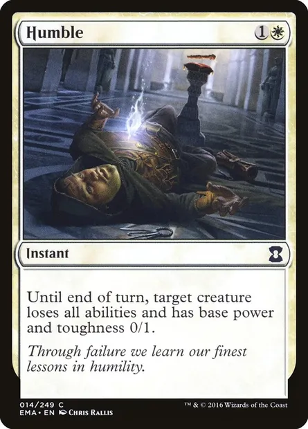 Humiliation, carte Magic EMA 14 — extension Eternal Masters