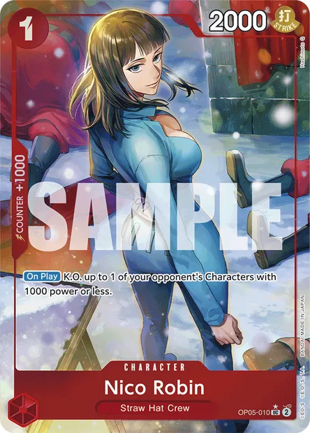 Nico Robin, One Piece card OP05-010 — AWAKENING OF THE NEW ERA set