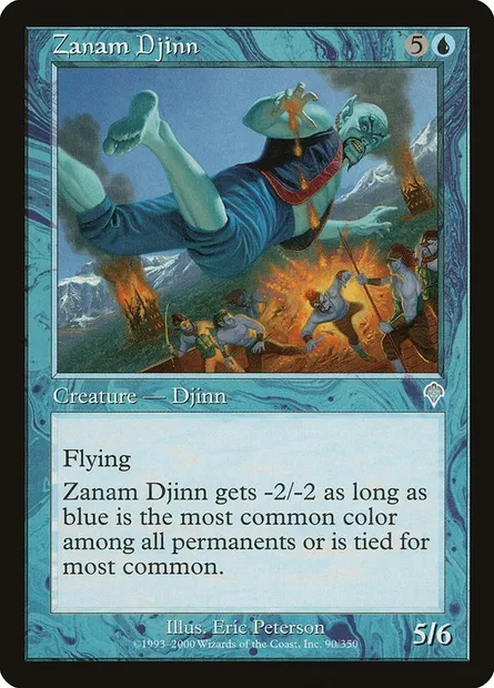 Djinn zanâm, carte Magic INV 90 — extension Invasion