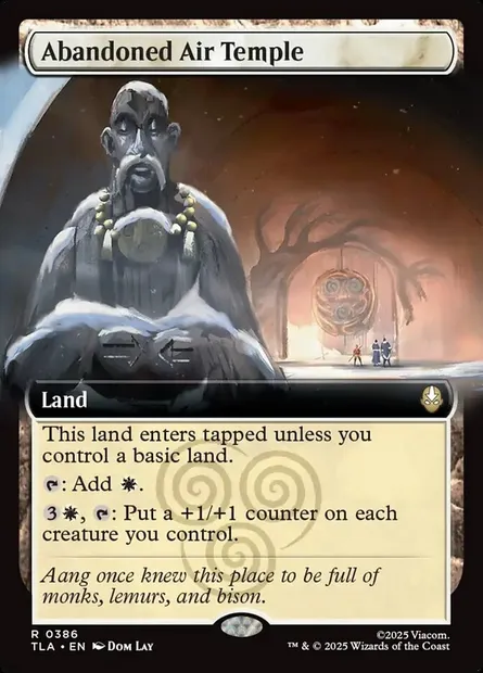 Abandoned Air Temple, Magic card TLA 386 — Avatar: The Last Airbender set