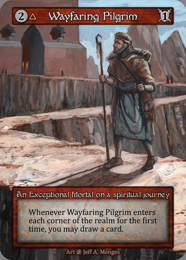 Wayfaring Pilgrim, carte Sorcery BET 181 — extension Beta