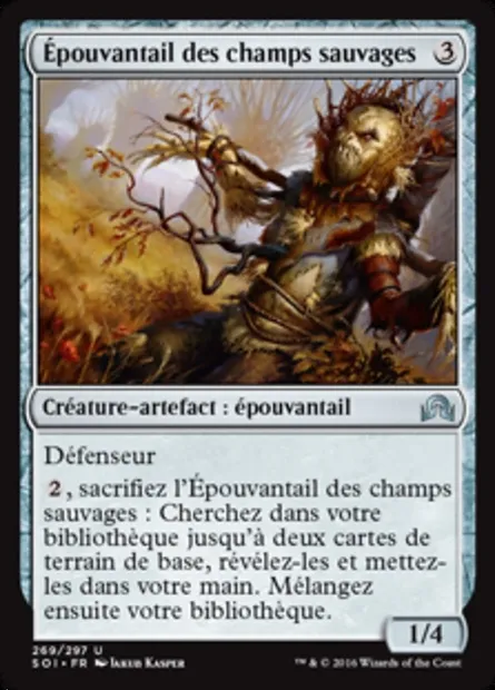Épouvantail des champs sauvages, carte Magic SOI 269 — extension Ténèbres sur Innistrad