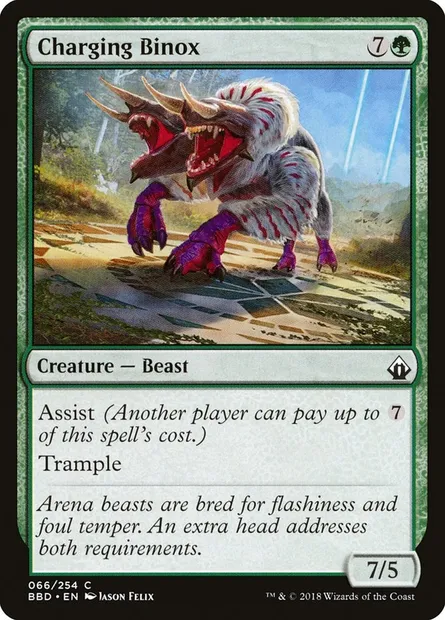 Charging Binox, Magic card BBD 66 — Battlebond set